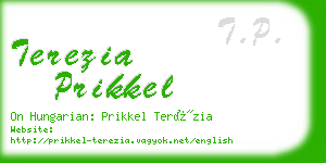 terezia prikkel business card